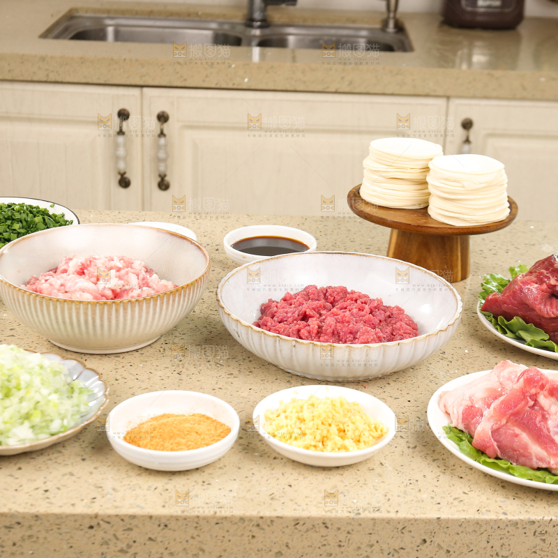 手工牛肉饺子制作