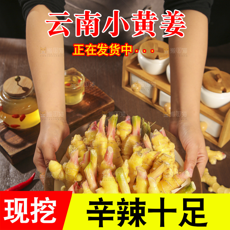 深底上的小黄姜