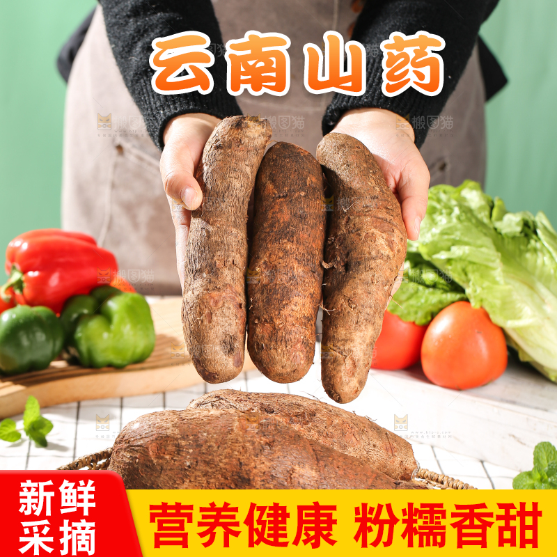 浅底上的云南山药