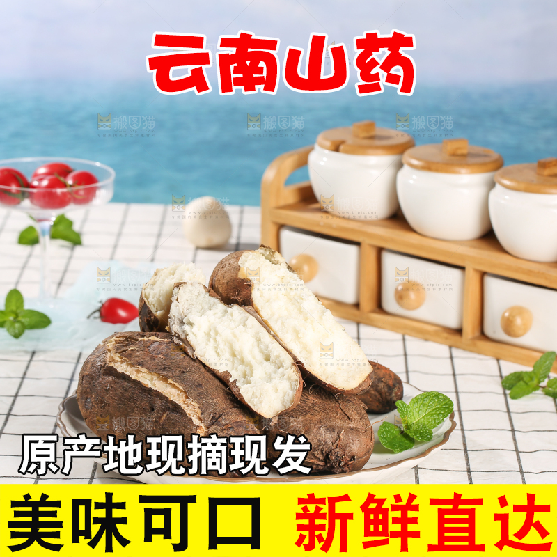 浅底上的云南山药