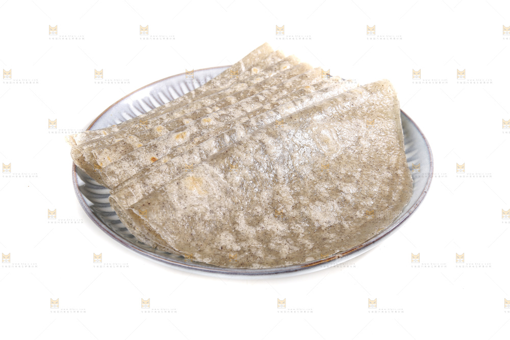 白底上的全麦卷饼