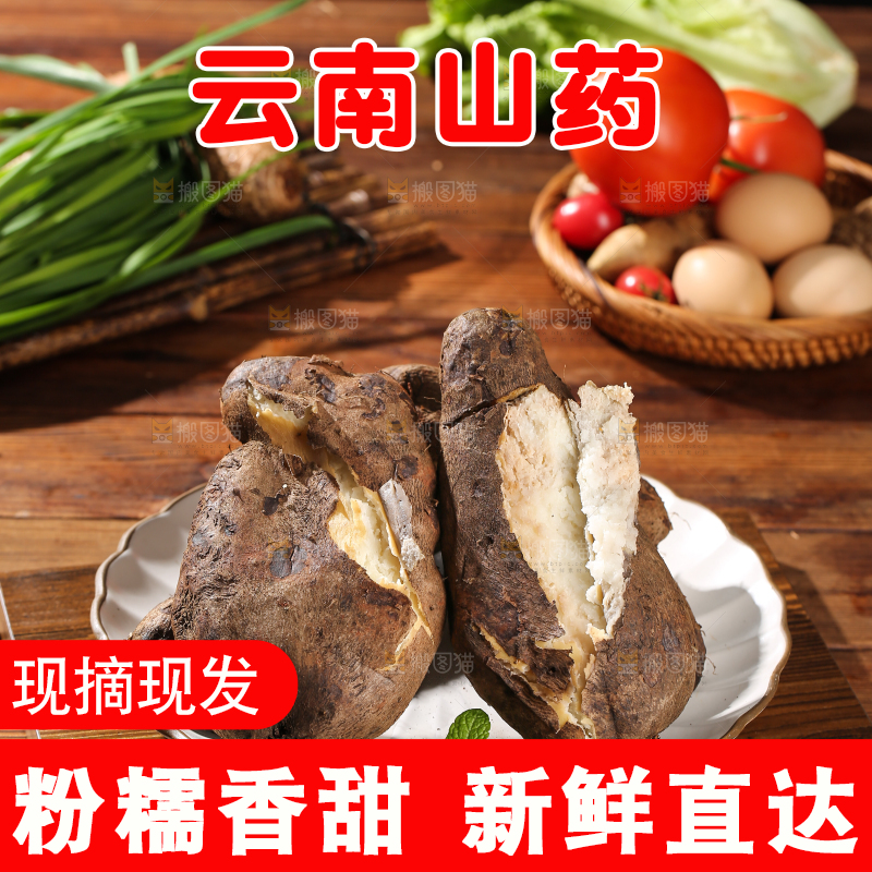 木底上的云南山药