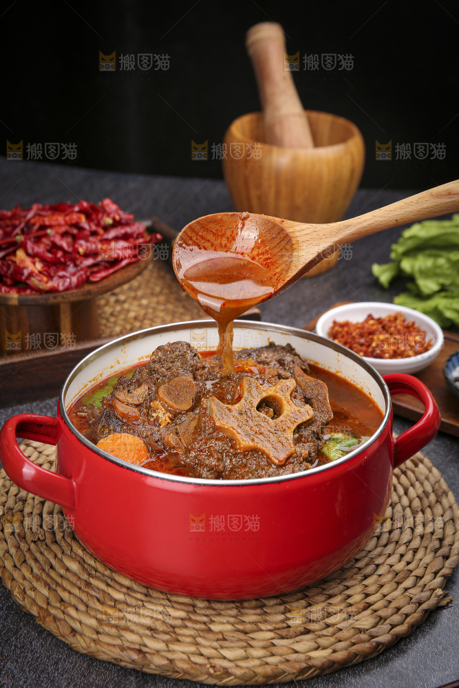 深底上的羊蝎子