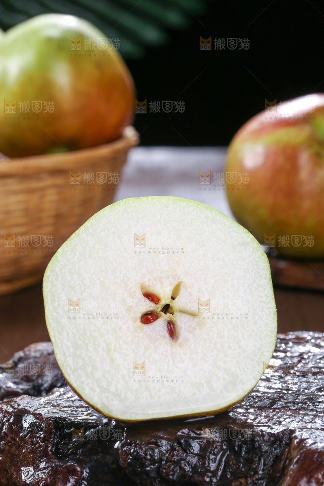 深底上的玉露香梨
