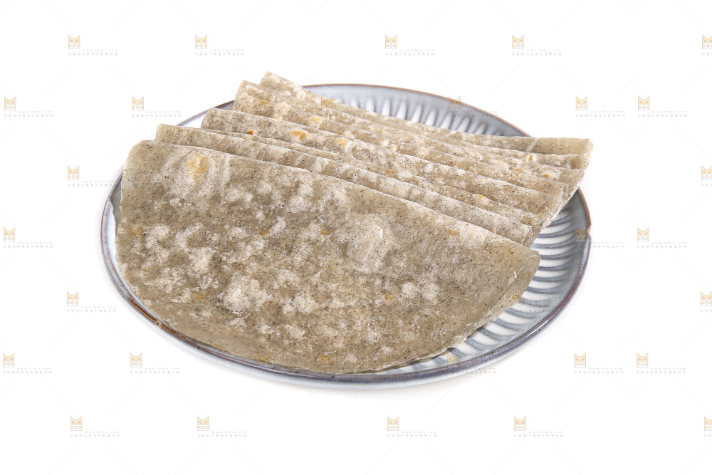 白底上的全麦卷饼