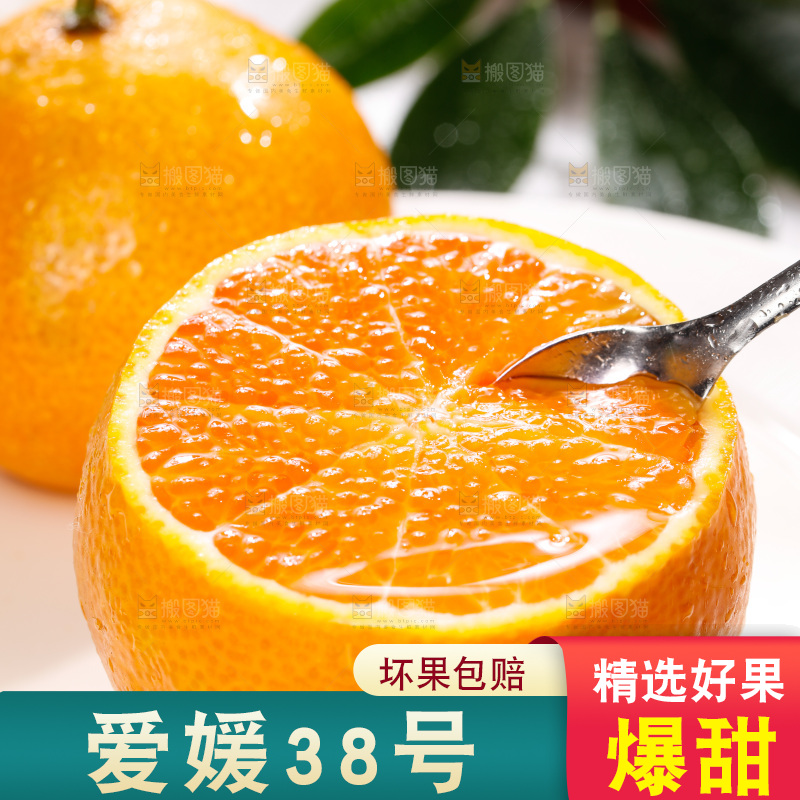 浅底上的爱媛果冻橙