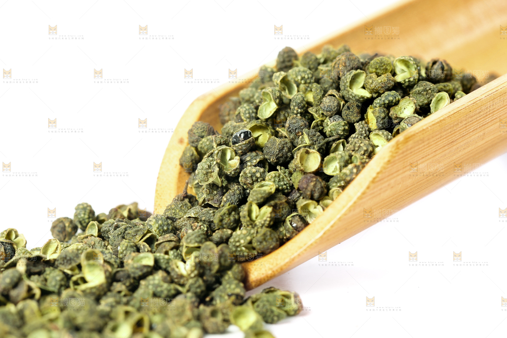 白底上的藤椒