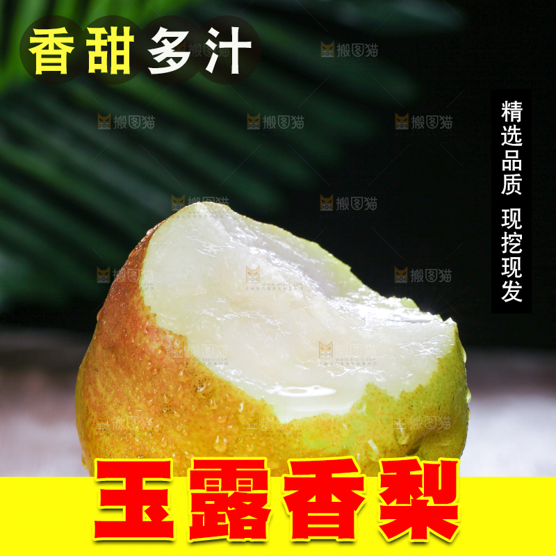 深底上的玉露香梨