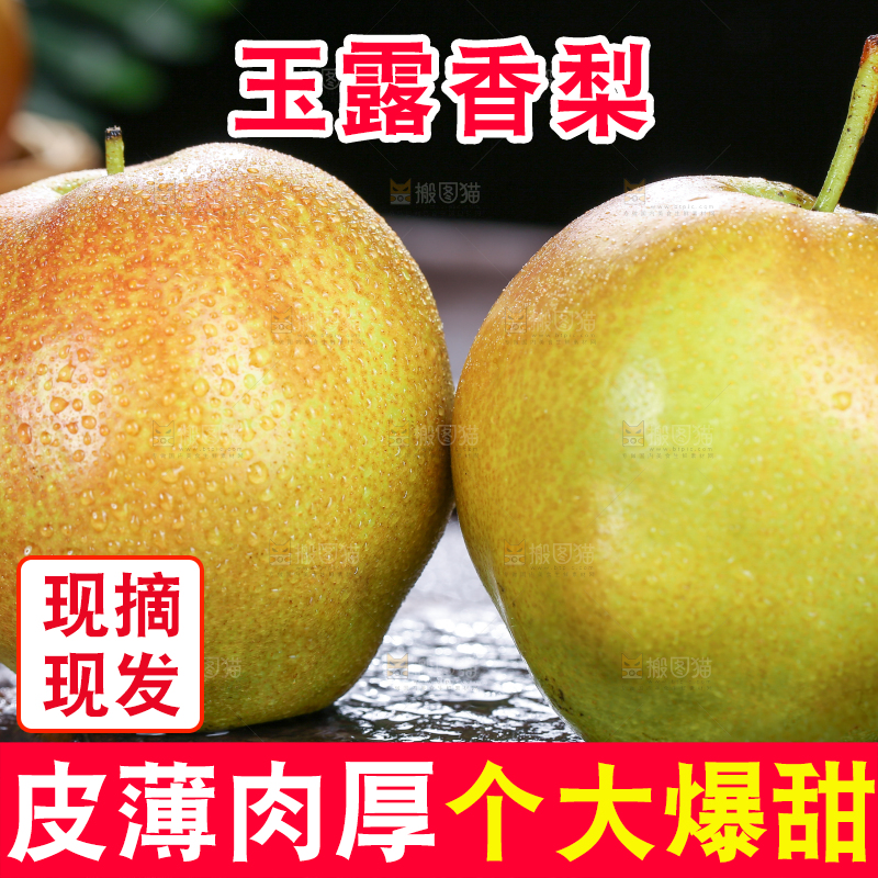 深底上的玉露香梨