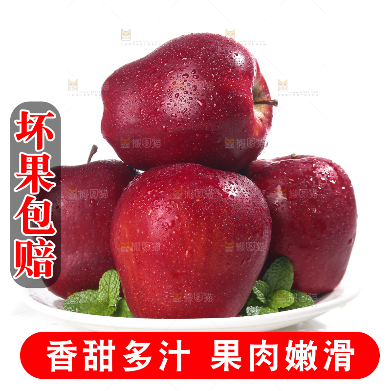 白底上的圣诞果