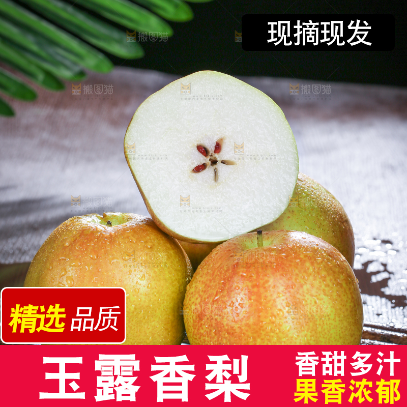 深底上的玉露香梨