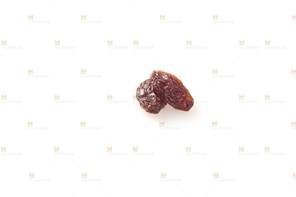 白底上的红玫瑰葡萄干