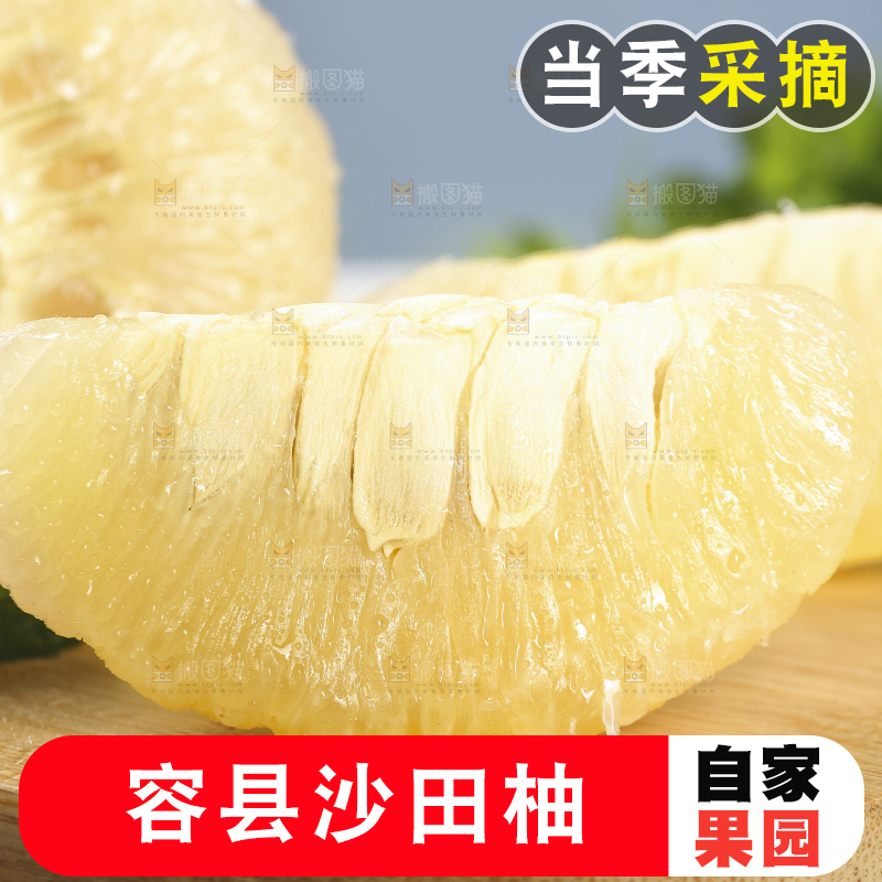 浅底上的沙田柚