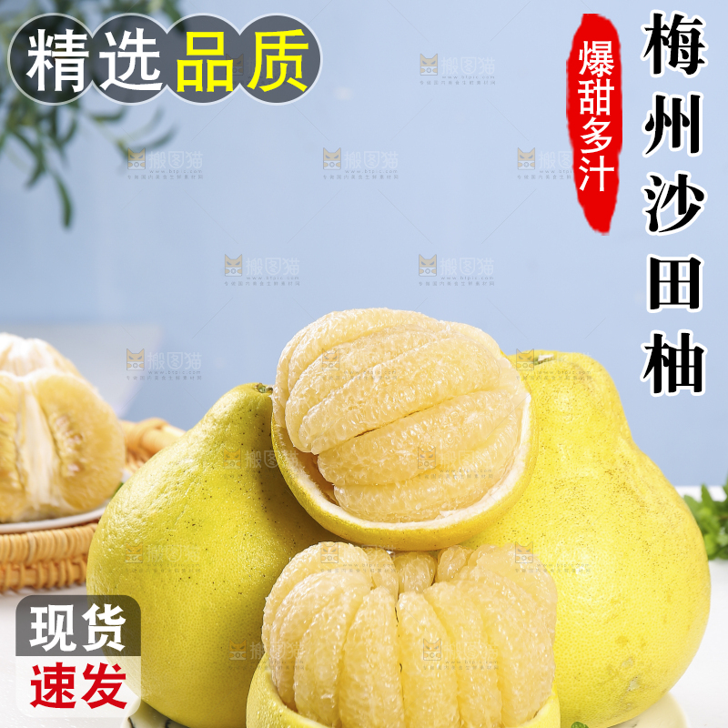 浅底上的沙田柚