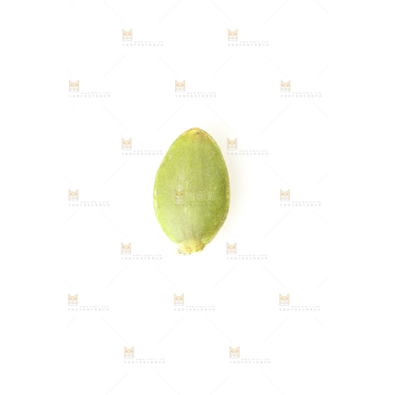 白底上的南瓜籽仁