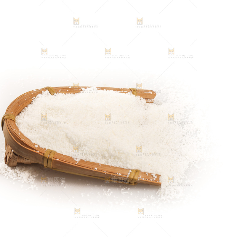 白底上的椰蓉