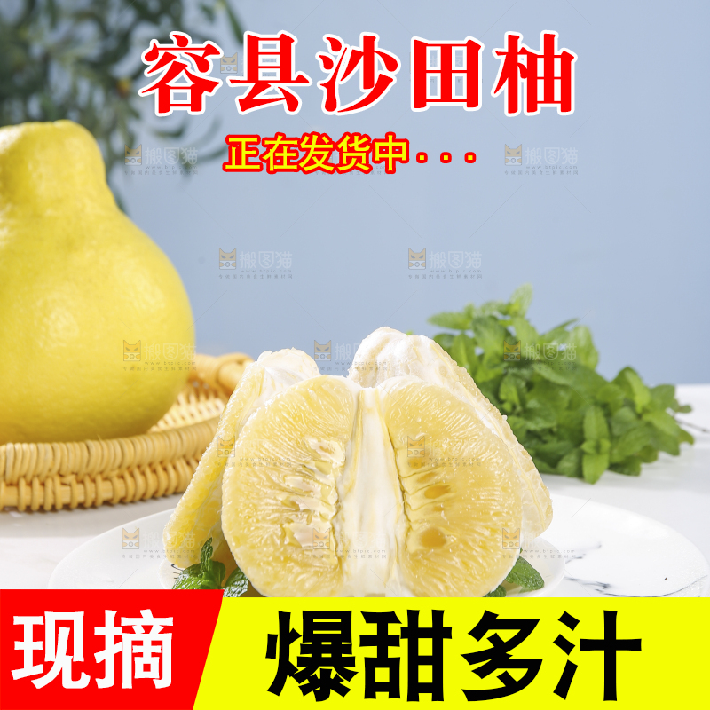 浅底上的沙田柚