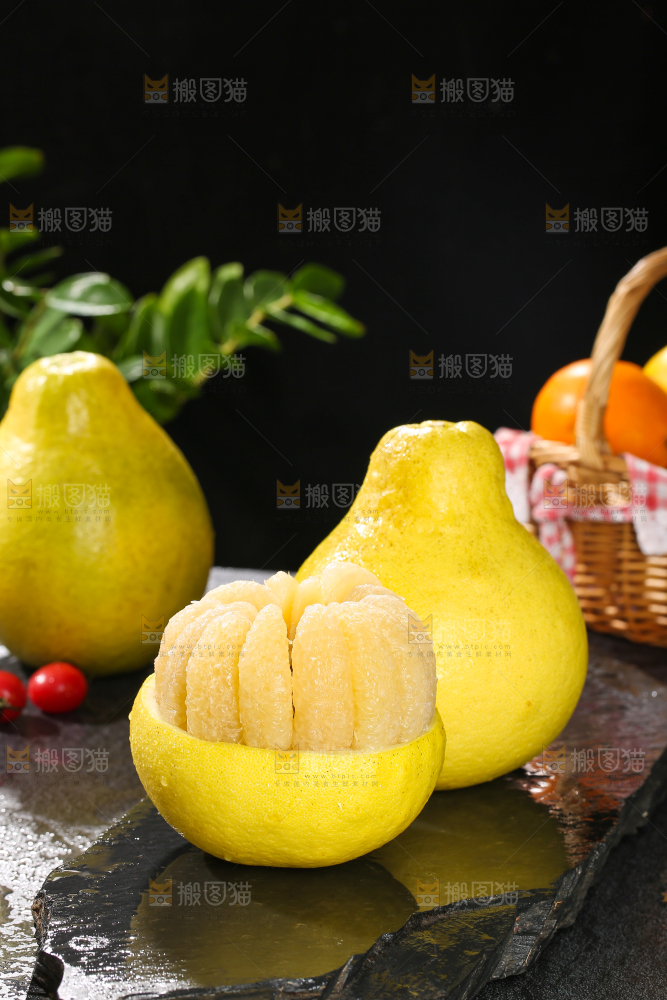 深底上的沙田柚