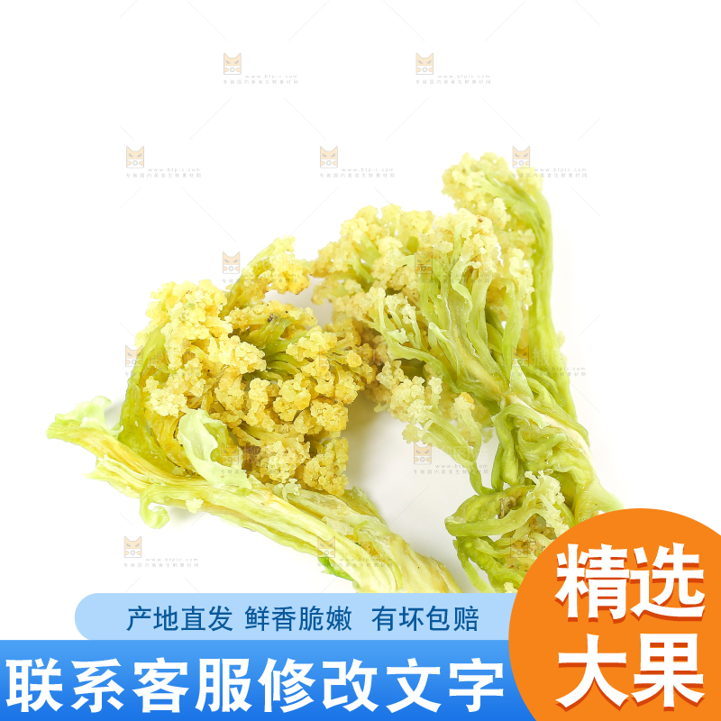 白底上的干花菜