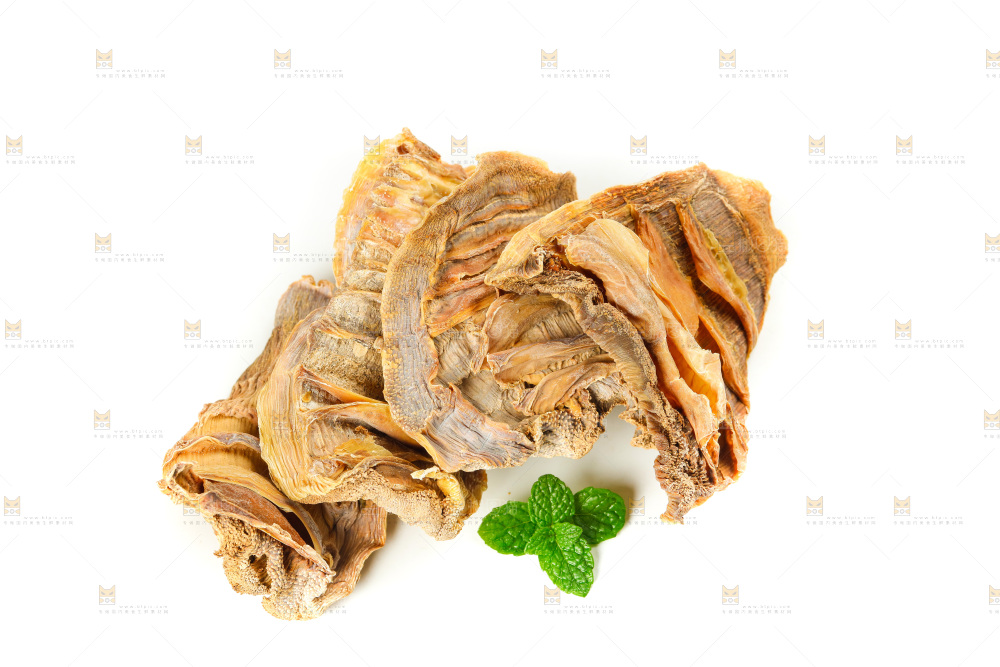 白底上的冬笋片