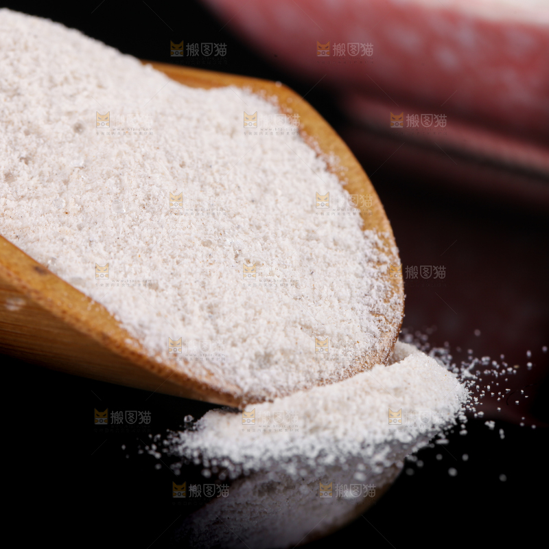 黑底上的奶茶粉