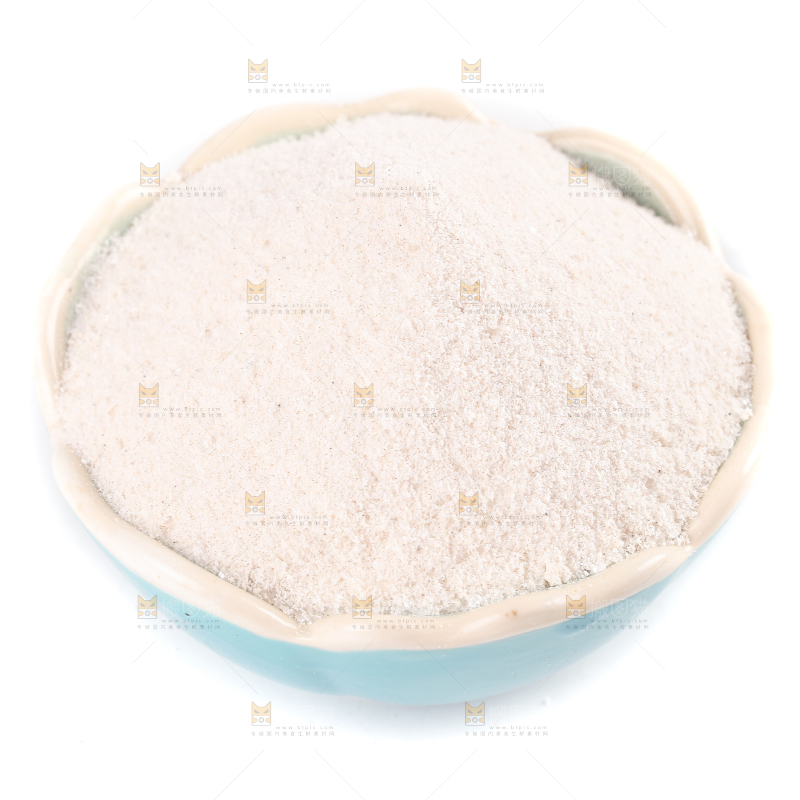 白底上的奶茶粉