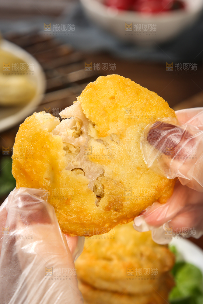 木底上的藕夹