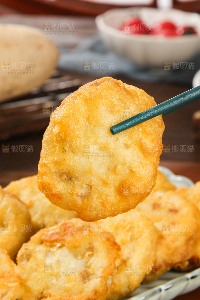木底上的藕夹