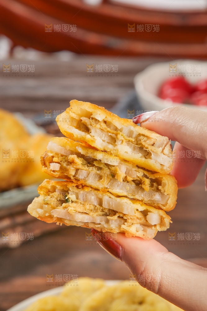 木底上的藕夹