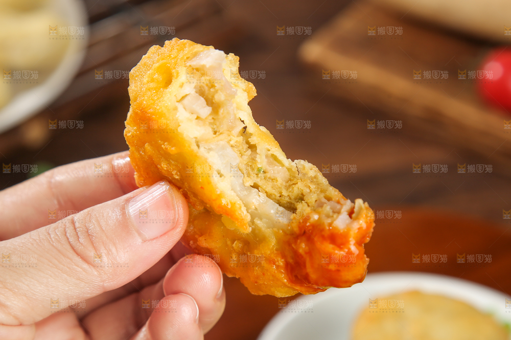 木底上的藕夹