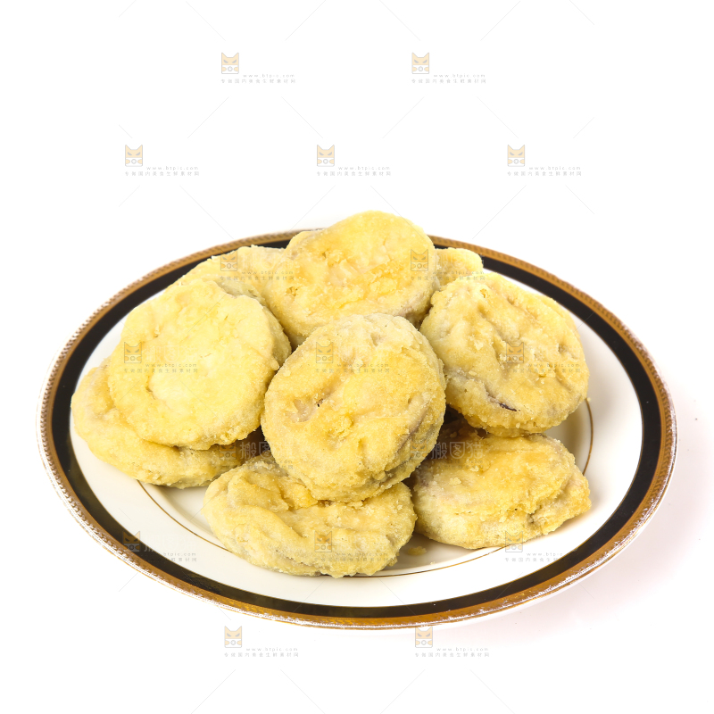 白底上的炸茄盒