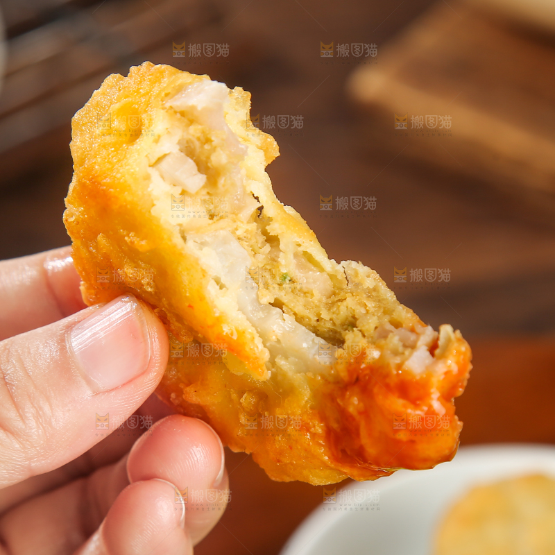 木底上的藕夹