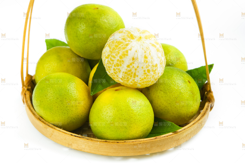 白底上的皇帝柑