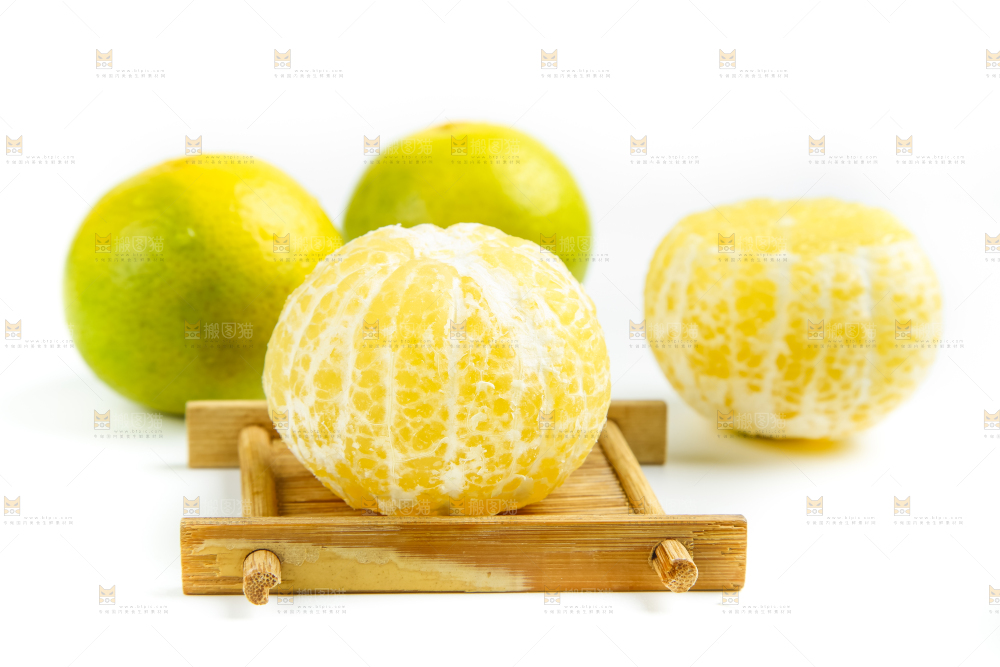 白底上的皇帝柑