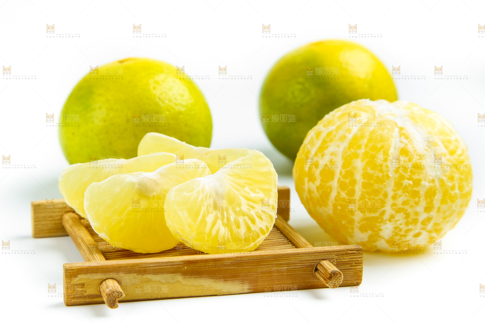 白底上的皇帝柑