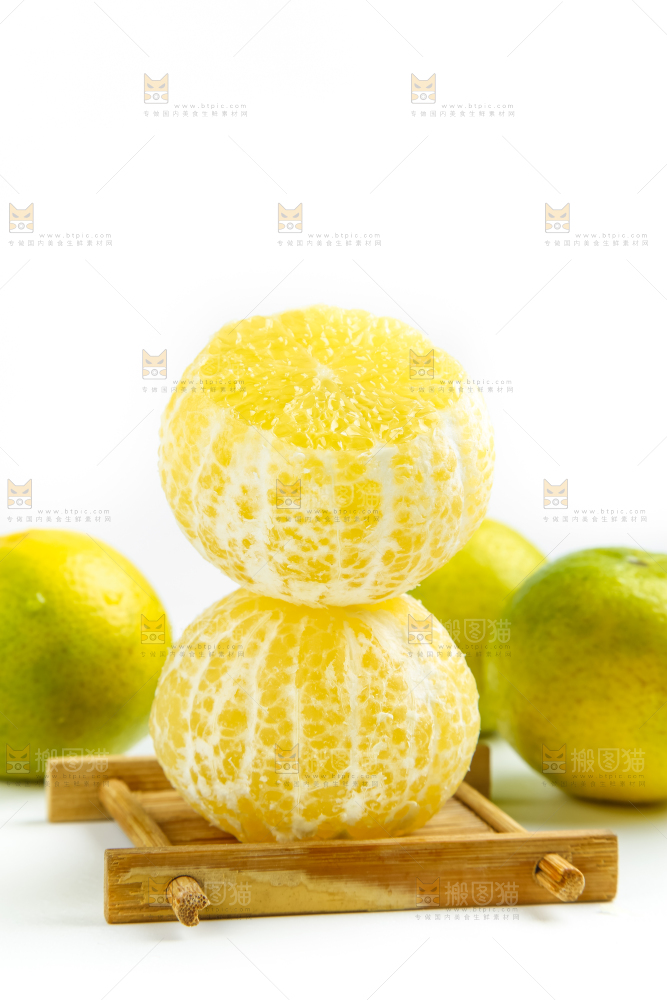 白底上的皇帝柑