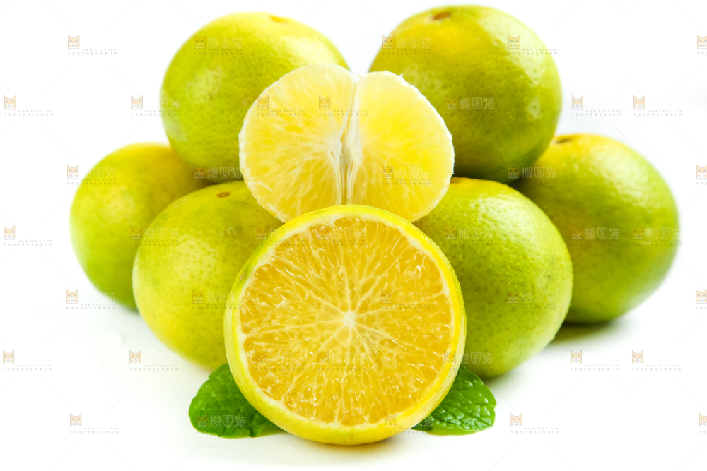 白底上的皇帝柑