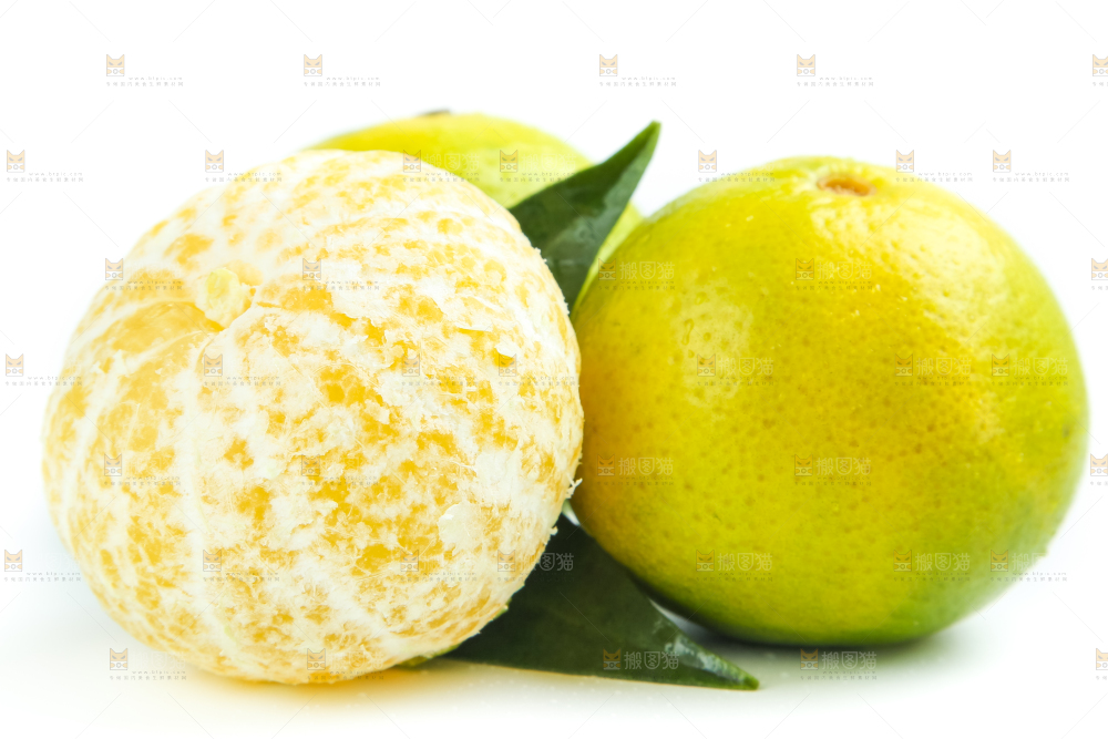 白底上的皇帝柑