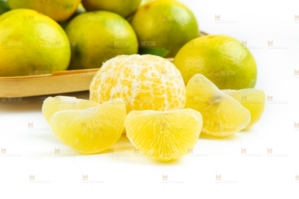 白底上的皇帝柑