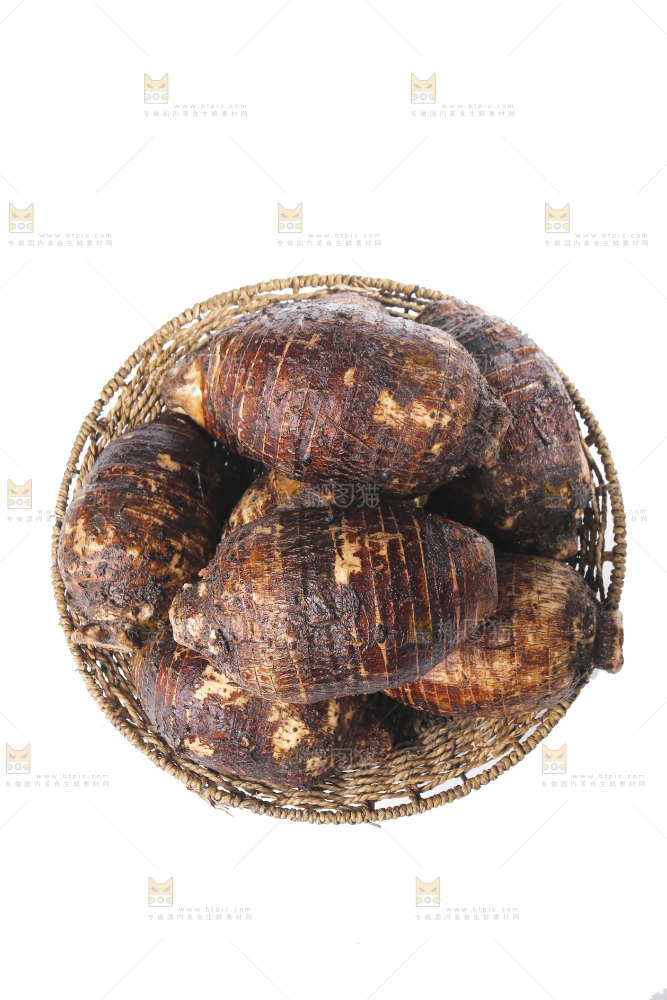 白底上的荔浦芋头