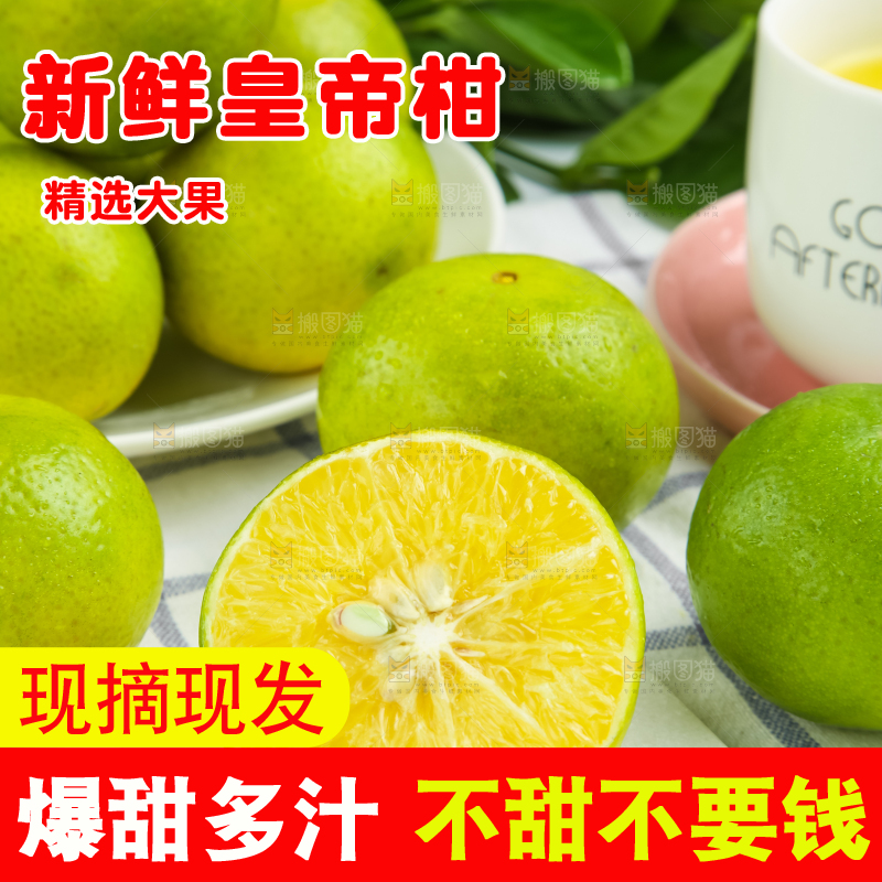 浅底上的皇帝柑