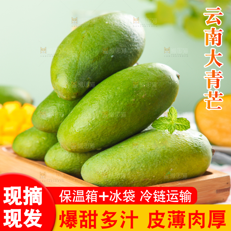 浅底上的新鲜大青芒