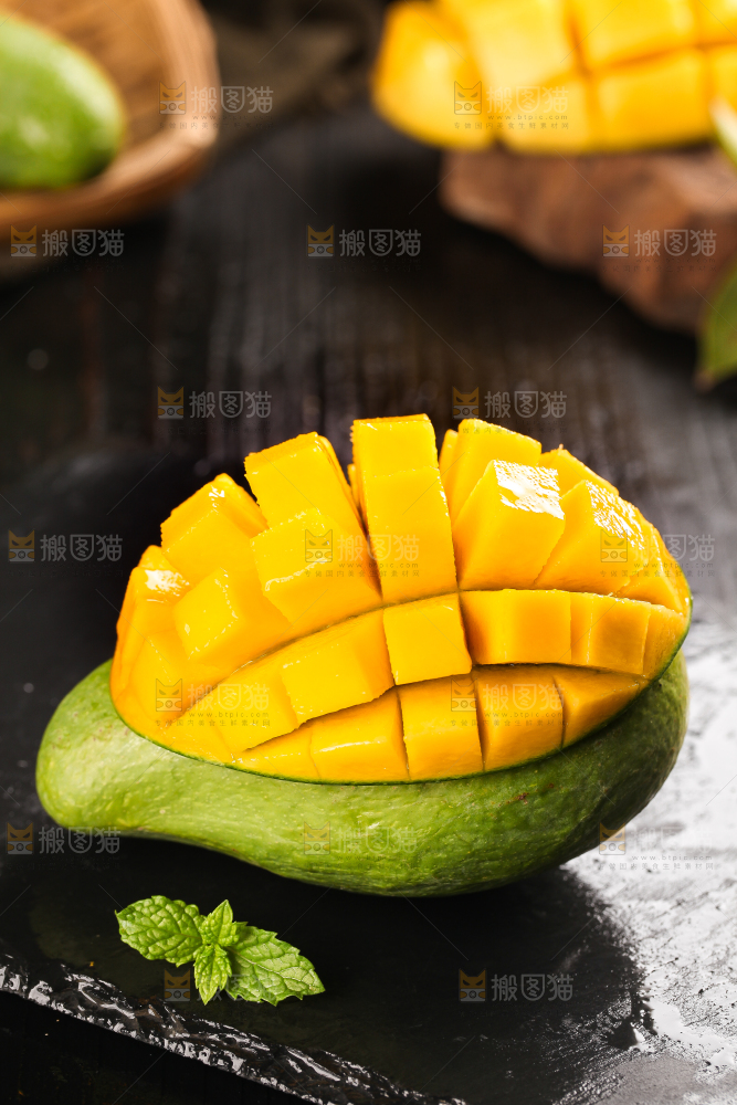 深底上的新鲜大青芒