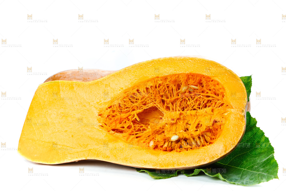 白底上的老南瓜
