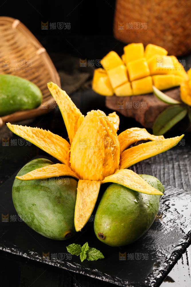 深底上的新鲜大青芒