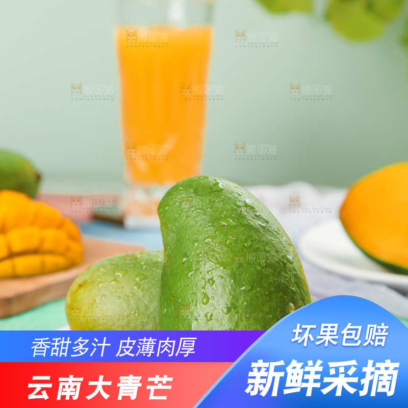 浅底上的新鲜大青芒
