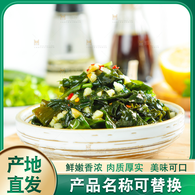 浅底上的裙带菜