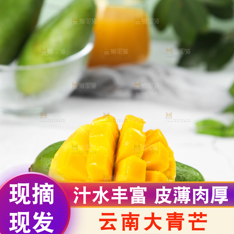 浅底上的新鲜大青芒