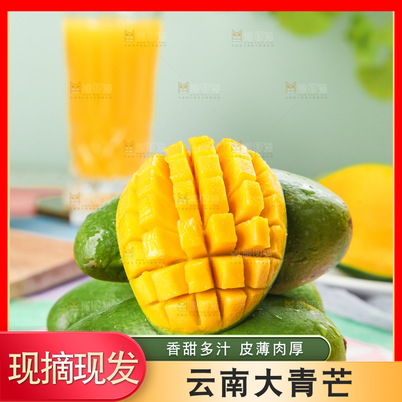浅底上的新鲜大青芒