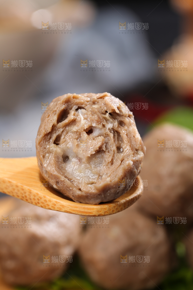 深底上的牛筋丸